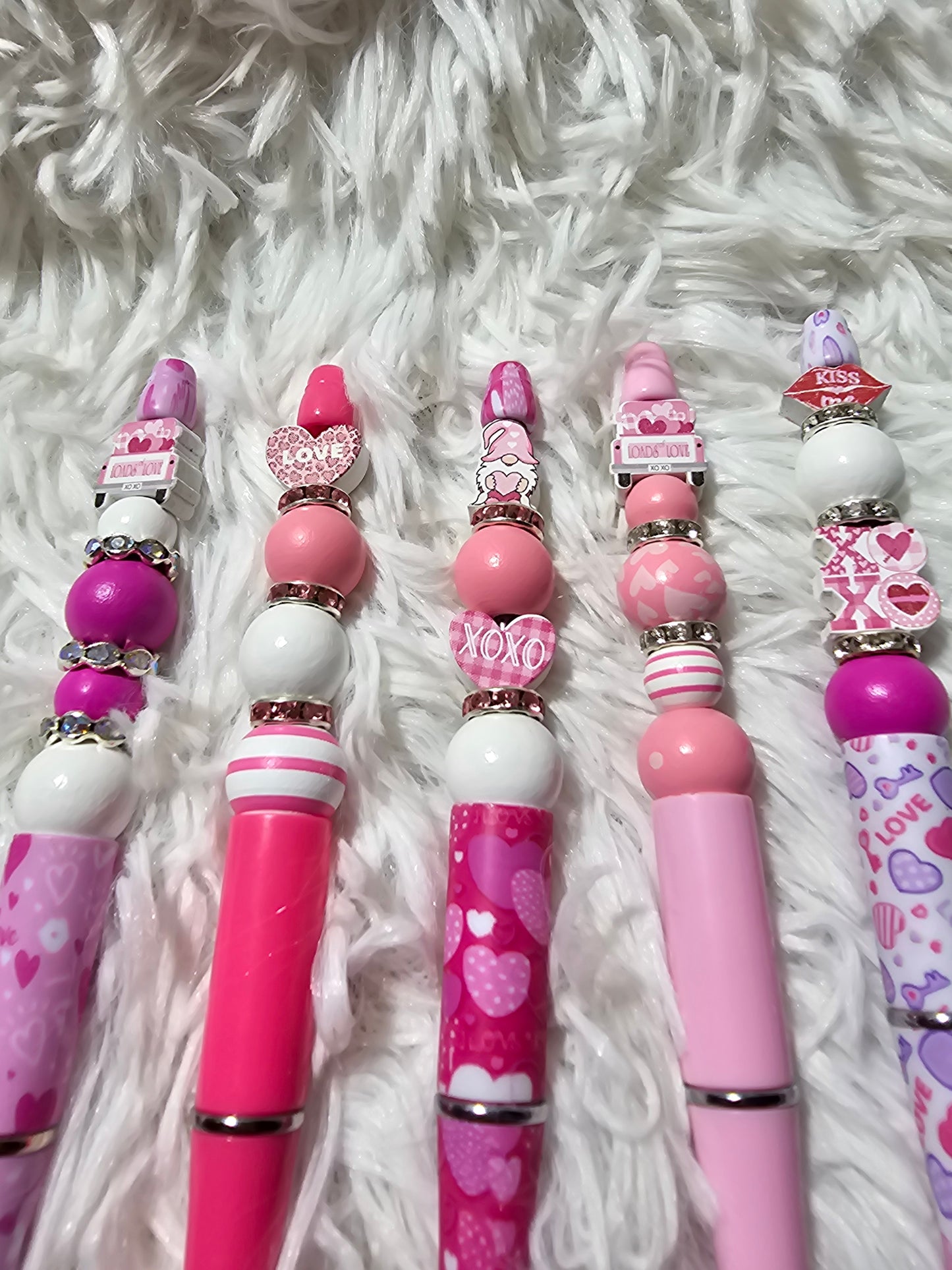 Love me beaded pen set