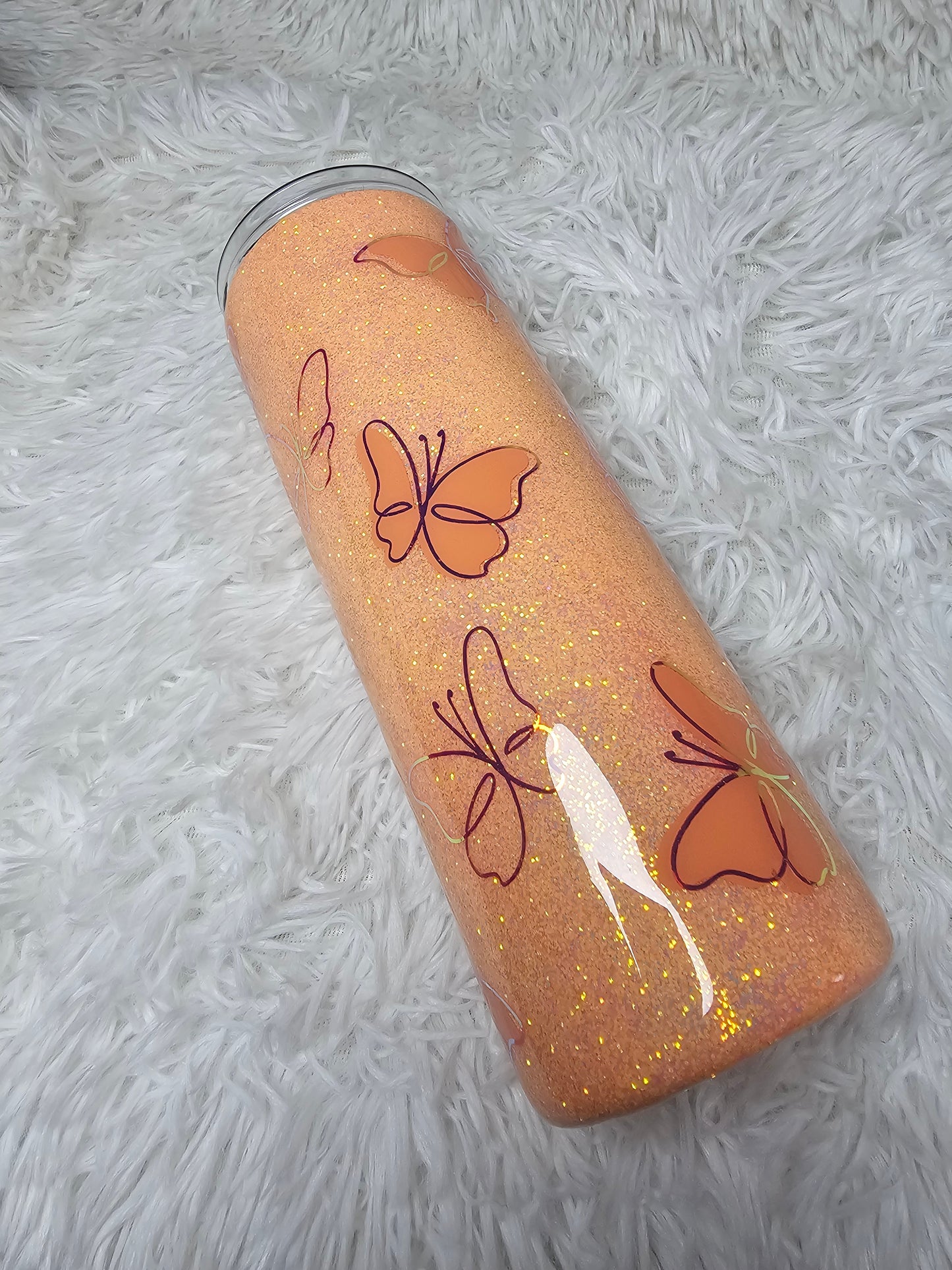 Peach Glow Butterfly