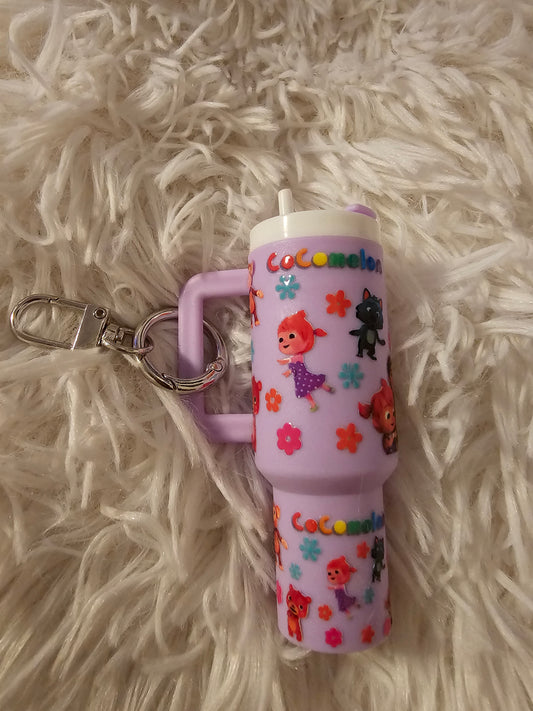 Cocomelon Mini Tumbler Keychain