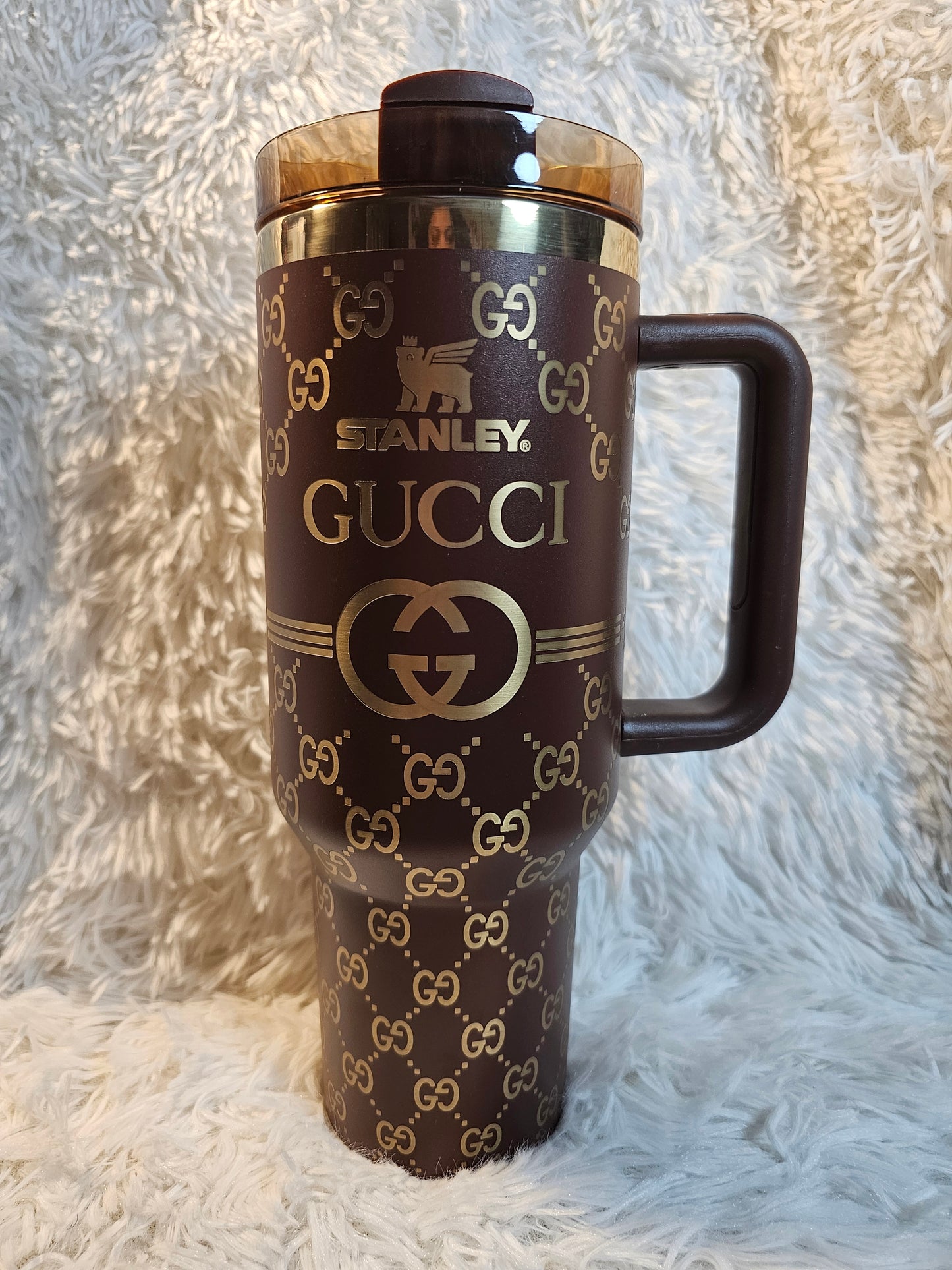 Stanley x Gucci-Inspired 40oz Tumbler – Luxe Edition