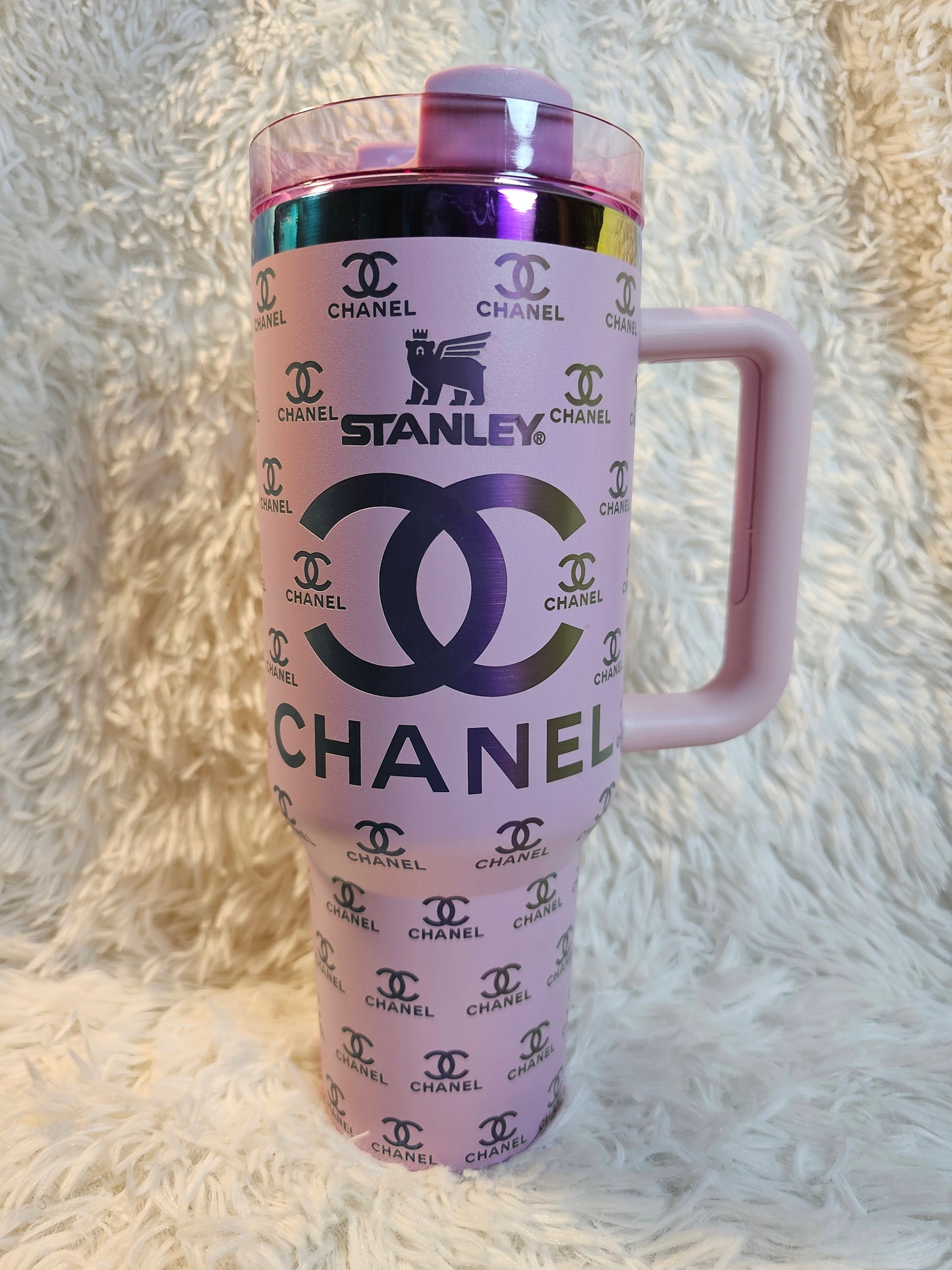 Stanley x Chanel-Inspired 40oz Tumbler – Opal Dream Edition