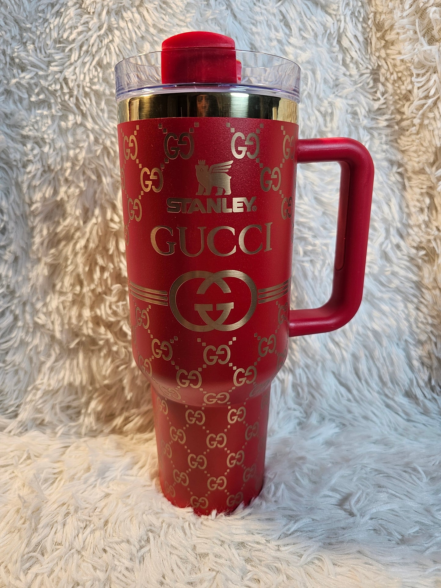 Stanley x Gucci-Inspired 40oz Tumbler – Rouge Royale Edition