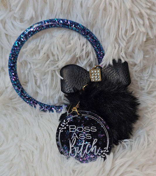 Boss B***h keychain