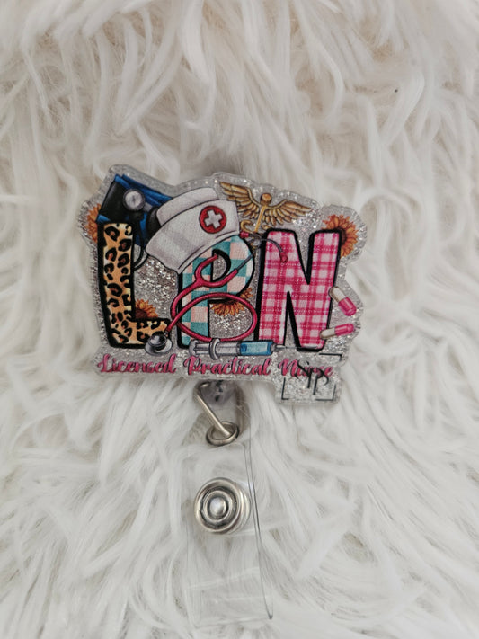 LPN Badge Reel – Licensed Practical Nurse Pride
